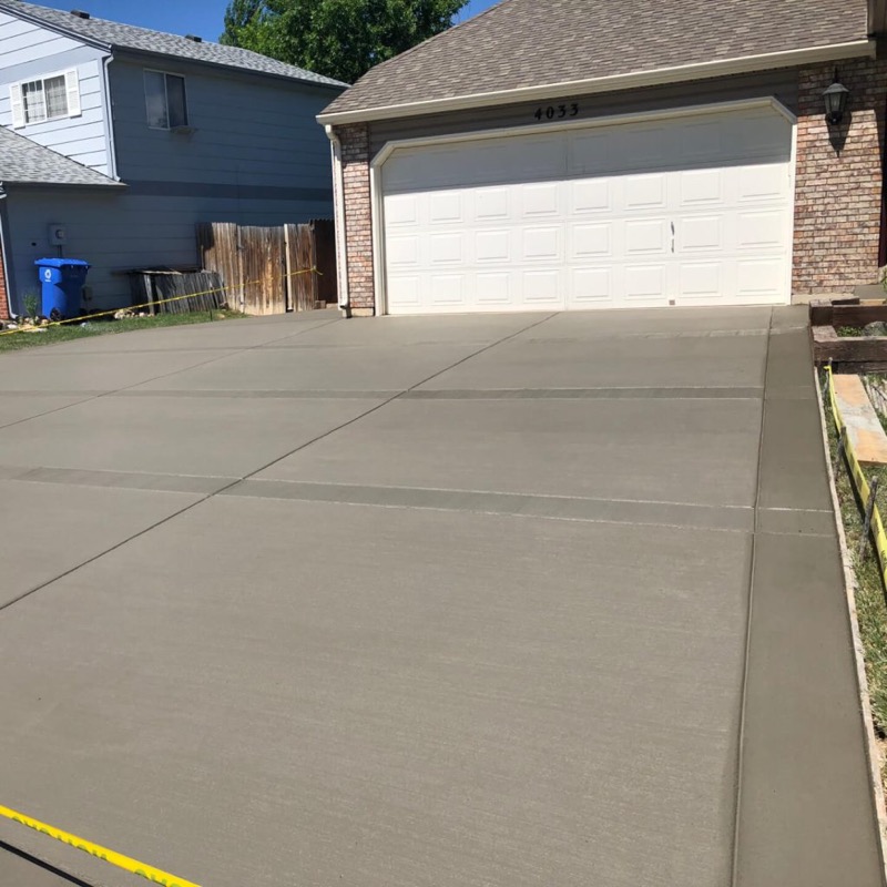 Concrete driveway work in New York